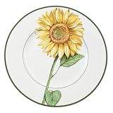 Villeroy and Boch Flora Salad Plates, Sunflower, Set of 6 by