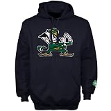 NCAA Notre Dame Fighting Irish Navy Blue Icon Pullover Hoodie Sweatshirt