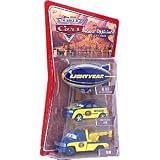 Review Mattel DISNEY PIXAR CARS / Disney Pixar Cars Race Officials Gift Pack Al Oft Lightyear Blimp,Tom & Tow