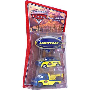 Childrens Toyshop  Toys : Disney Pixar Cars Race Officials Gift Pack: Lightyear Blimp, Tom and Tow