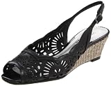 Trotters Womens Melanie Wedge Sandal,Black,5 M US - Womens Shoes Sandal