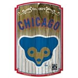 Chicago Cubs Wood Sign - Bear Logo Quality Graphics Antique Matte Finish Laminate Top Durability