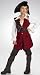 Pirates of the Caribbean Elizabeth Pirate Kids Costume , 4-6X