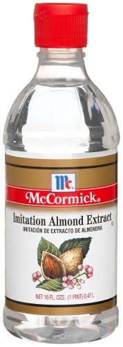 McCormick Imitation Almond Extract, 16-Ounce Plastic Bottle (Pack of 6) by McCormick