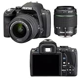 Pentax K-R 12.4 MP Digital SLR Camera with 3.0-Inch LCD and 18-55mm f/3.5-5.6 and 50-200mm f/4-5.6 Lenses (Black)