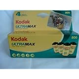 Buy Kodak Ultramax 800 Color Negative Film (ISO 800) 35mm 24 Exposures 4 Roll Pack... by Kodak