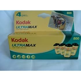 Kodak Ultramax 800 Color Negative Film (ISO 800) 35mm 24 Exposures 4 Roll Pack (603 0191) by Kodak