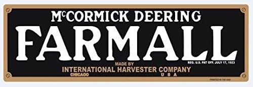 McCormick Deering Farmall Decal 5" wide x 1.6" Tall