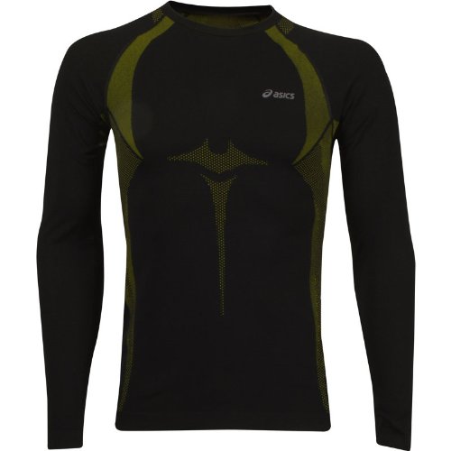 Asics L1 Seamless L/S Top SCHWARZ 6110140480 Large Image