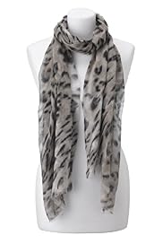 Autograph Pure Modal Leightweight Animal Print Scarf