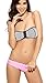 Ebuddy Luxury Mesh Wet Suit Neoprene Bikini Set Swimsuit Swimwear