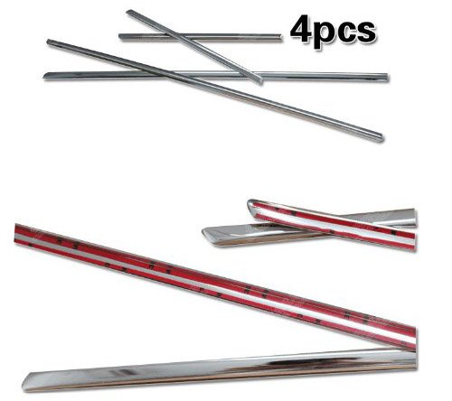 Auto Chrome Body Door Side Molding Trim Stainless Steel 4pcs Fit For 2008 2009 2010 2011 x5