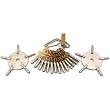 16 Pocket Watch 5 Prong Clock Keys Watchmakers Tools