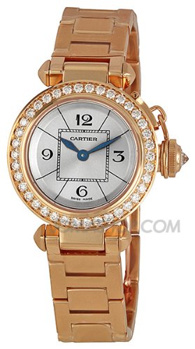 Cartier Miss Pasha Diamond Paved 18k Rose Gold 