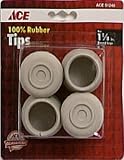 SHEPHERD HARDWARE 51248 CHAIR LEG RUBBER STRAIGHT TIP 1-1/8