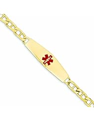 Genuine 14K Yellow Gold Medical Jewelry Bracelet 20 Grams Of Gold 100% Satisfaction Guaranteed.