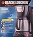 Black & Decker DE790B 8-Cup Thermal Carafe Coffeemaker, Black with stainless carafe 