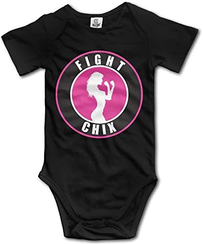 FIGHT CHIX Logo Infant Boys Girls Baby Onesie Bodysuits Organic