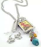 Beauty & Crazy For You Ladies's X-Large & Chunky 2 Sided Photo Shadow Box (with Retro...