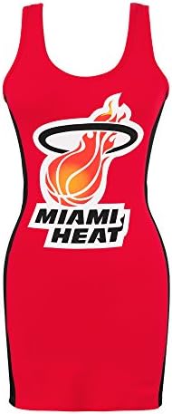 NBA Miami Heat Red Logo Juniors Tunic Tank Top (Large)