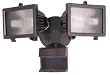 Heath Zenith 300-Watt Quartz Halogen Motion-Sensing Twin Security Light, Bronze #SL-5512-BZ-B