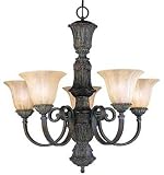 LAMPS BEAUTIFUL Classic Traditional Athena Five Light Chandelier by Savoy House--Excellent customer service--see our feedback.