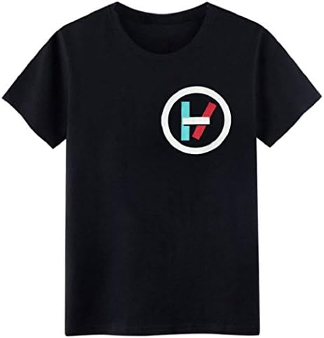 Hip Hop Honor Twenty One Pilots Rectangles T-Shirt (S, Black-2)