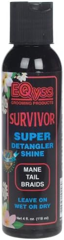 Eqyss Grooming Prod 689713 Survivor Super Detangler Shine For Horses - 8 Oz.