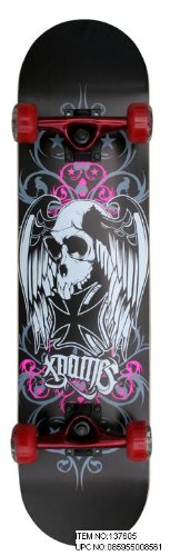 X Games 137605 31-Inch Skull and Wings Pro Series Skateboard