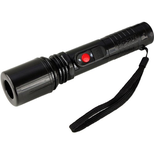 Vipertek Stun Gun Rechargeable with LED Flashlight Mature Weapons Accessories Lights