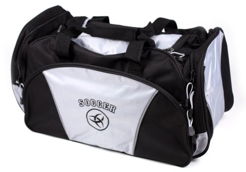 Celeritas Light Grey Soccer Duffel/black Logo Item Number 60040