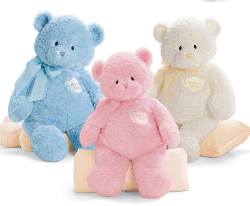 41bbmkRyCwL Large My First Teddy Bear   Blue