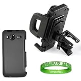 Smart Phone Rotatable Car Window Vent Mount Accessories Kit: Black Compatib ....
