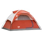 Coleman 4 Person Dome Tent – Red (9′x7′) Best Buy