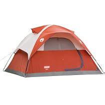 Coleman 4 Person Dome Tent - Red (9'x7')