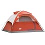 Coleman 4 Person Dome Tent - Red (9'x7')