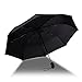 Travel Umbrella, Arespark Rain Umbrella & Parasol, Auto Open and Close- Windproof & Foldable Sunshade - Black