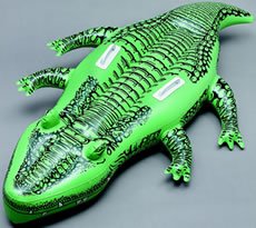 Childrens Toyshop  Third Party New : Inflatable Crocodile 145cms Long