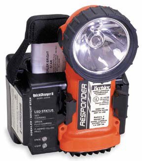 SELTS Koehler Bright Star Right Angle Responder Flashlight with Interchangeable Power Supply;