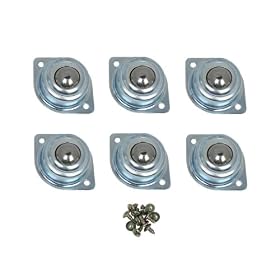 Big Horn 19102 Ball Bearing Roller 1-Inch Diameter, 6-Packs by Big Horn