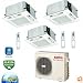 CLM3172+(3)XMS1272 Low Ambient Tri Zone Ceiling Recessed Air Conditio