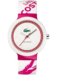 Lacoste Goa White Dial Polyurethane Strap Ladies Watch 2010523