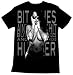 HUSTLER T-SHIRTS - HUSTLER SHIRTS - LOVE HATE - BITCHES AINT SHIT BUT HOES AND TRICKS SHIRTS - HUSTLER PINUP GIRL SHIRTS - HUSTLER FASHION TEES AND HUSTLER SHIRTS FOR MEN