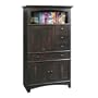 Computer Desk Armoire - Antiqued Paint Finish