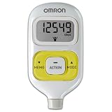 Omron HJ-203YL FITNESS DIAGNOSTICS Pocket Pedometer with Activity Tracker - Yellow