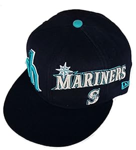 Seattle Mariners New Era Fitted Size 7 1/2 Hat MLB Authentic Cap - Team Colors