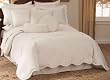French Tile Full / Queen Quilt White