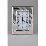 Kenneth Italian Weighted Sterling Silver Quartz Alarm Clock with Gift Box for... by 