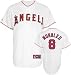 Kendry Morales Jersey: Adult 2010 Majestic Home White Replica #8 Los Angeles Angels of Anaheim Jersey