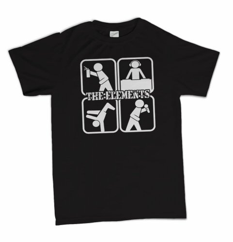 The Hip Hop Elements Graffiti DJ MC Breakdance B-Boy Urban T-Shirt